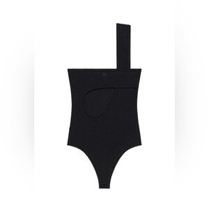 Courreges Loop 90’s Black Bodysuit S